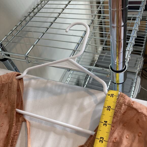 Z&L Women's Peach Tassel Boho Mini Dress Size XL Hippie Festival Indie Smocking - Picture 3 of 11